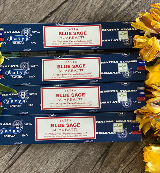 Satya Blue Sage Incense