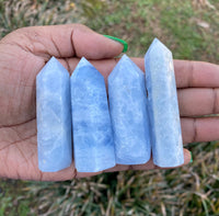 Blue Calcite Towers