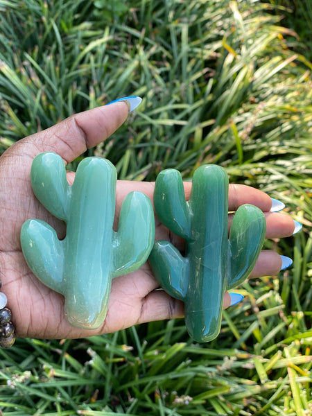 Green Aventurine Cactus