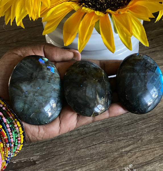 Labradorite Palm Stones