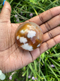 Flower Agate Sphere (Large)