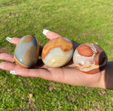 Polychrome Jasper Palm Stone